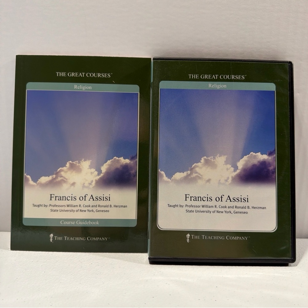 The Great Courses: FRANCIS OF ASSISI - 6 Disc CD Course with Guidebook
